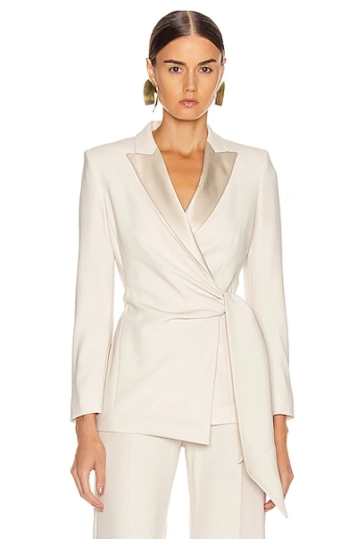 Shop Max Mara Lambro Jacket In Ivory