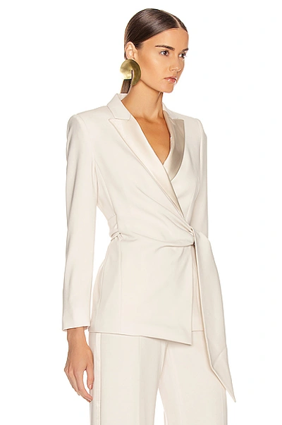 Shop Max Mara Lambro Jacket In Ivory