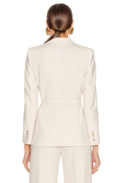 Shop Max Mara Lambro Jacket In Ivory