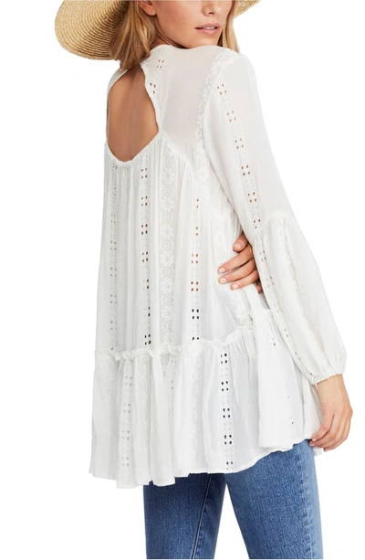 Shop Free People Kiss Kiss Tunic In Ivory