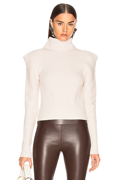 Shop A.l.c Maura Sweater In Off White