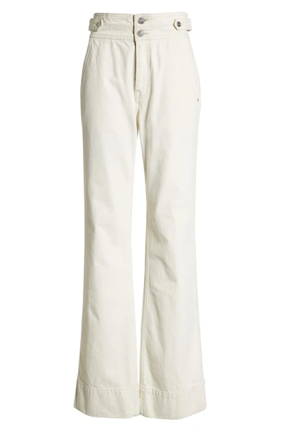 Shop Current Elliott The Significant Other Wide Leg Jeans In Wash Out