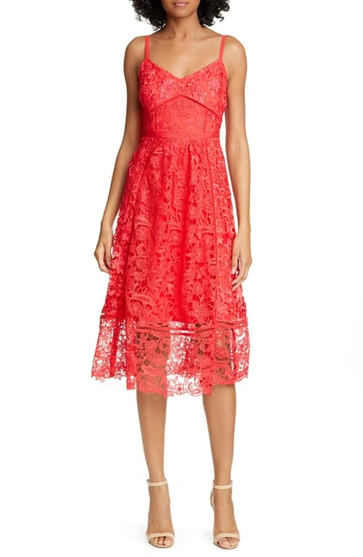 Ted baker red lace cheap dress