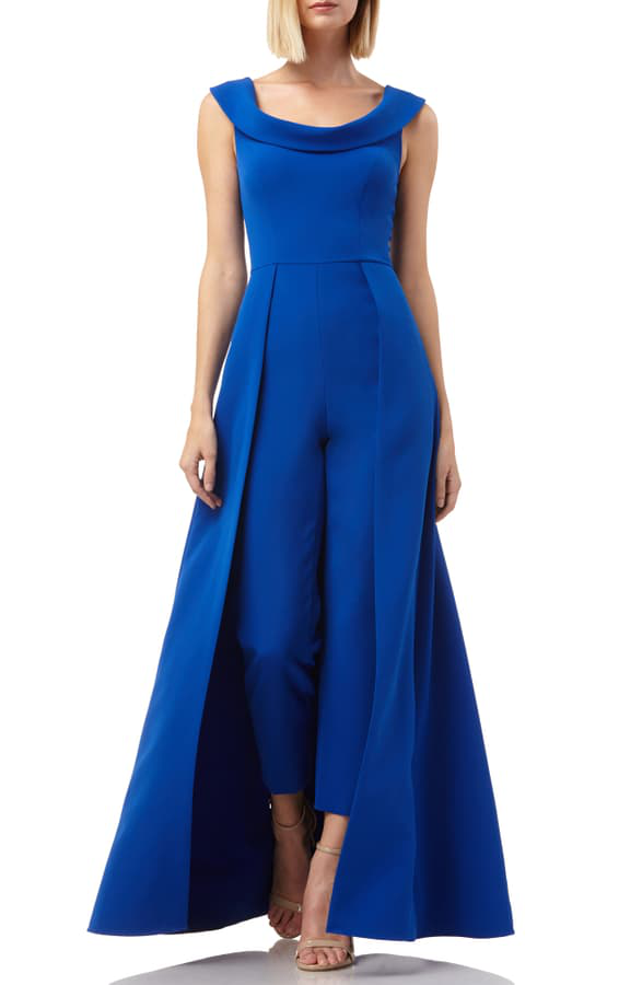 kay unger jumpsuit gown