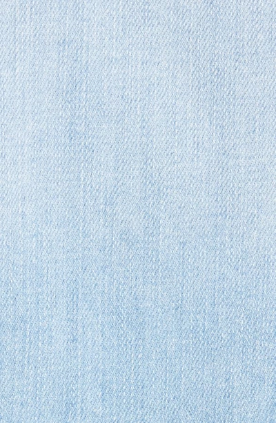 L'agence Janelle Raw Cut Slim Denim Jacket In Blue Cloud
