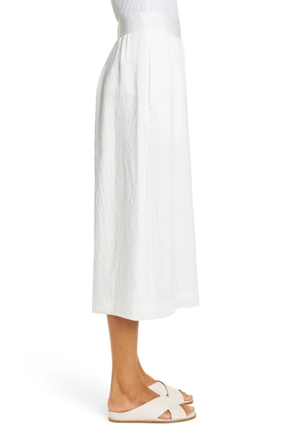 Shop Vince Side Tie Culottes In Optic White