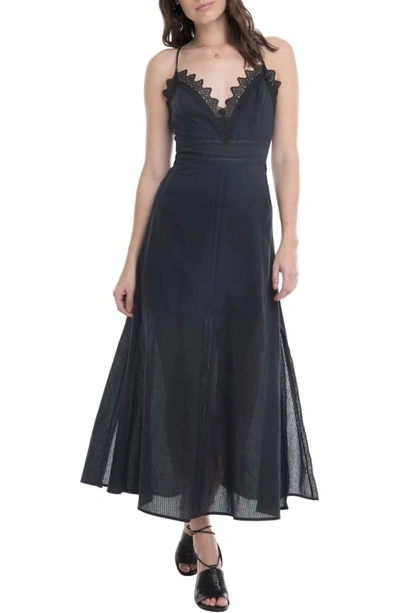 Shop Astr Stefania Maxi Dress In Black