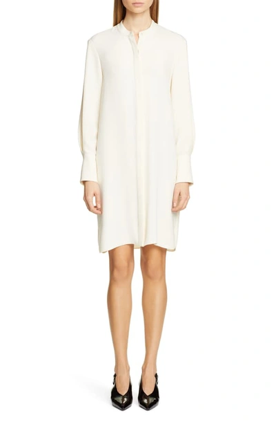 Shop Partow Roz Long Sleeve Dress In Ivory