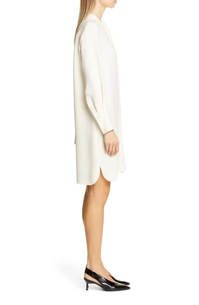 Shop Partow Roz Long Sleeve Dress In Ivory