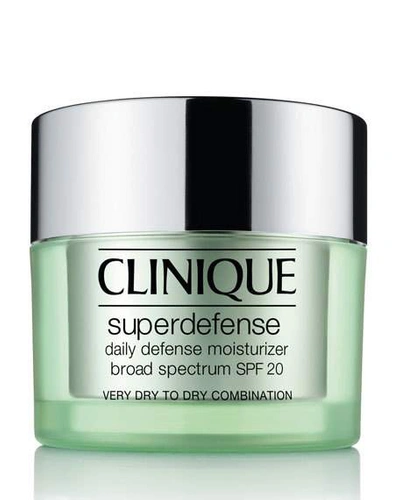 Shop Clinique 1.7 Oz. Superdefense Daily Defense Moisturizer Broad Spectrum Spf 20 Skin Types 1 & 2