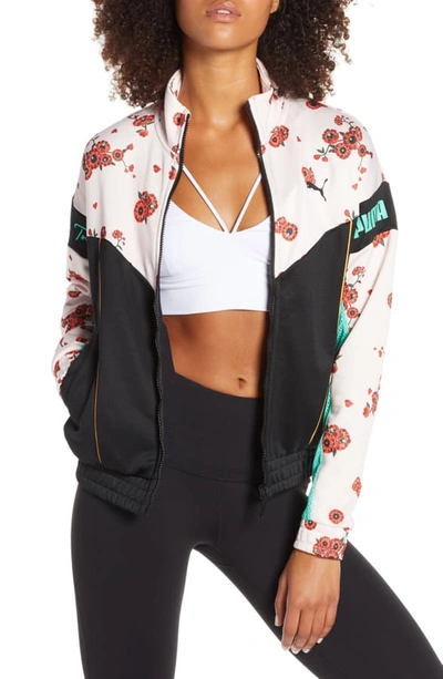 Shop Puma X Sue Tsai Xtg Floral Track Jacket In Olivine