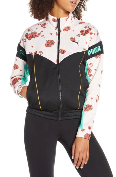 Shop Puma X Sue Tsai Xtg Floral Track Jacket In Olivine