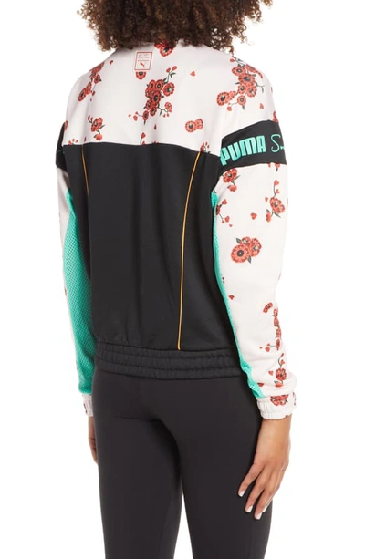 Shop Puma X Sue Tsai Xtg Floral Track Jacket In Olivine