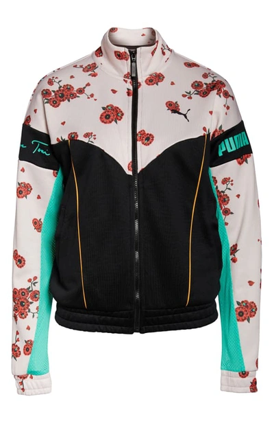 Shop Puma X Sue Tsai Xtg Floral Track Jacket In Olivine