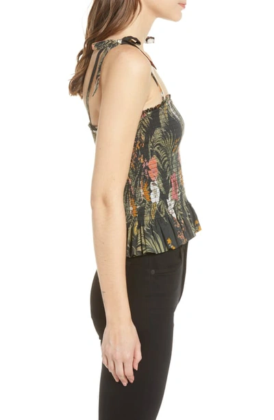 Shop Rebecca Minkoff Dolly Sleeveless Top In Black Multi