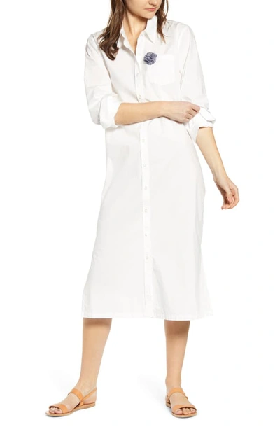 Shop Alex Mill Fine Maxi Shirtdress In White