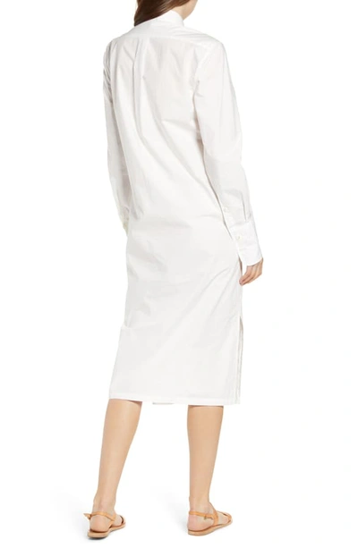 Shop Alex Mill Fine Maxi Shirtdress In White