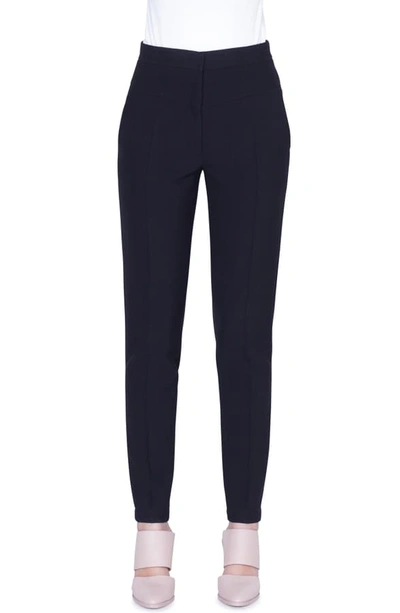 Shop Akris Punto Freya High Waist Crepe Pants In Black