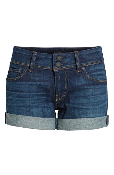 Shop Hudson Croxley Cuffed Denim Shorts In Nightfall