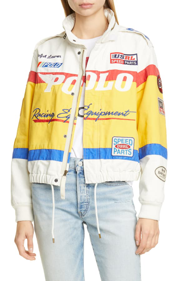 Polo Ralph Lauren Racing Bomber Jacket In Multi | ModeSens