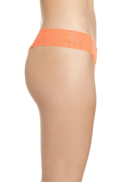 Shop Hanky Panky Original Rise Thong In Tangelo Orange