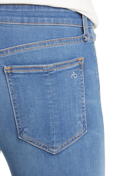 Shop Rag & Bone Cate Chewed Hem Crop Skinny Jeans In Flint