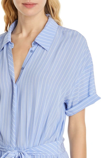 Joie Chellie Striped Short sleeve Shirtdress In Sunset Blue ModeSens