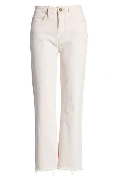 Shop Paige Atley High Waist Ankle Flare Jeans In French Rose