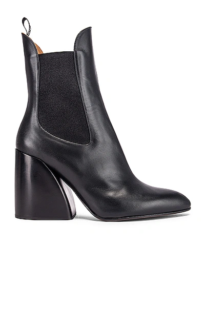 Shop Chloé Leather Ankle Booties