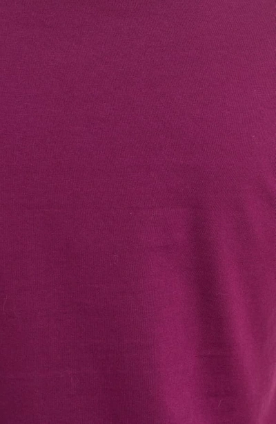 Shop Moncler Monochromatic Logo Tee In Purple