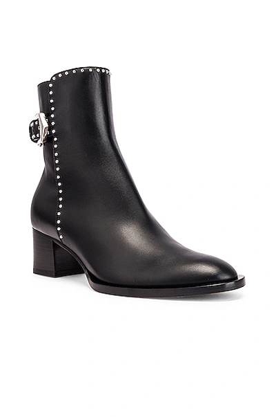 Shop Givenchy Elegant Studs Ankle Boots In Black