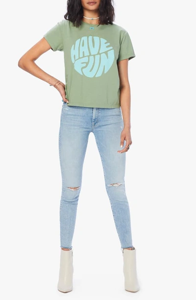 Shop Mother The Little Goodie Goodie Tee In Have Fun- Fern