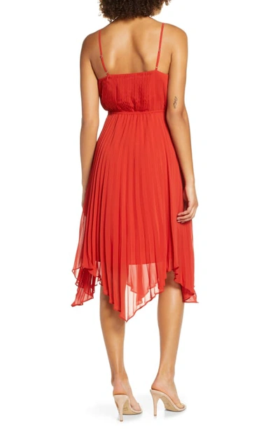 Shop Ali & Jay Bay Club Sleeveless Midi Dress In Burnt Red