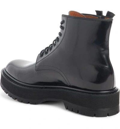 Shop Givenchy Camden Plain Toe Boot In Black