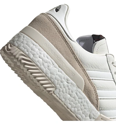 Shop Adidas Originals By Alexander Wang Bball Soccer Shoe In White/ White/ Pearl