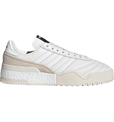 Shop Adidas Originals By Alexander Wang Bball Soccer Shoe In White/ White/ Pearl