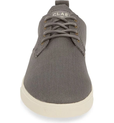 Shop Clae Ellington Sneaker In Charcoal Fabric