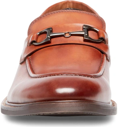 Shop Steve Madden Bradshaw Bit Loafer In Tan Leather