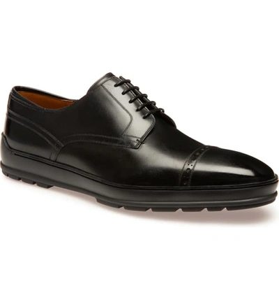 Shop Bally Reigan Cap Toe Derby In Black