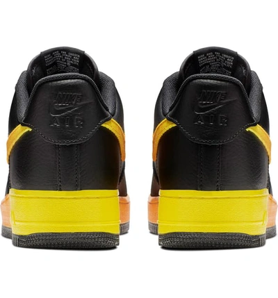 Shop Nike Air Force 1 '07 Lv8 Sneaker In Black/ Orange/ Optic Yellow