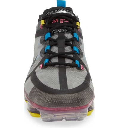 Shop Nike Air Vapormax 2019 Running Shoe In Moon Particle/ Black/ Pink