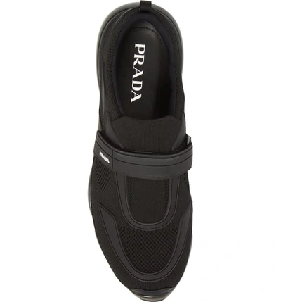 Shop Prada Cloudbust Sneaker In Nero