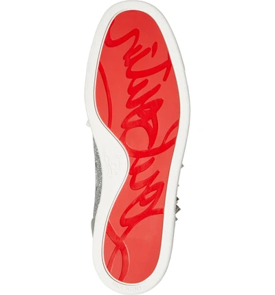 Shop Christian Louboutin Louis Max Embellished High Top Sneaker In Version Multi