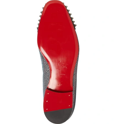 Shop Christian Louboutin Spooky Spiked Venetian Loafer In Version Multi