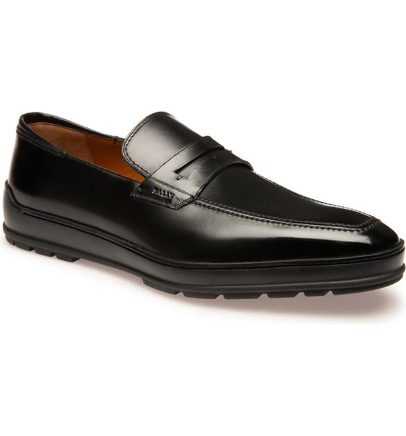bally penny loafers