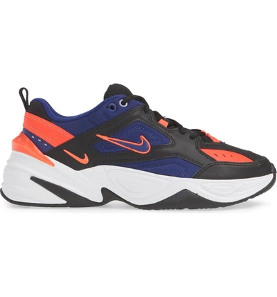 Shop Nike M2k Tekno Sneaker In Black/ Royal Blue/ Crimson