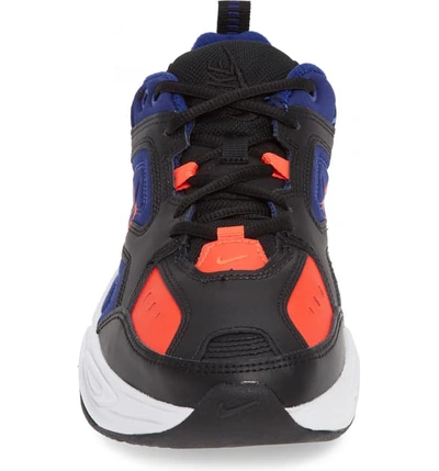Shop Nike M2k Tekno Sneaker In Black/ Royal Blue/ Crimson