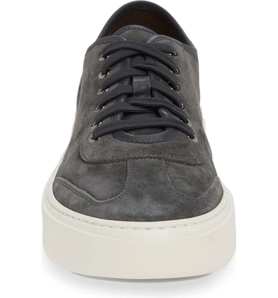 Shop Ferragamo Truman Sneaker In Asfalto Grey