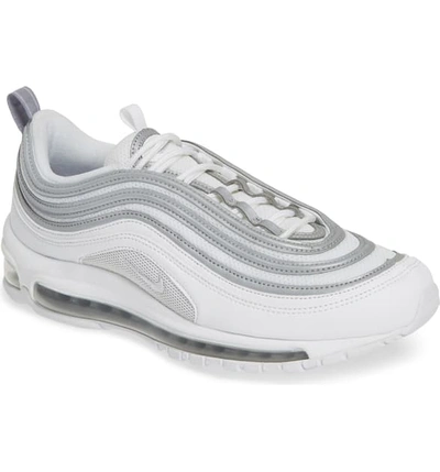 Shop Nike Air Max 97 Sneaker In White/ Silver/ Wolf Grey