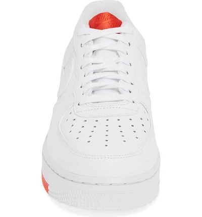 Shop Nike Air Force 1 '07 Sneaker In White/ Habanero Red